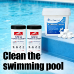 20-pound Pool Cleaning Value Kit - 10 pounds of chlorine tablets + 2 5-pound chlorine powder packets, with a 3-inch fast-acting and long-lasting cleaning effect.