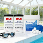 20-pound Pool Cleaning Value Kit - 10 pounds of chlorine tablets + 2 5-pound chlorine powder packets, with a 3-inch fast-acting and long-lasting cleaning effect. - Image 2