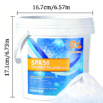 10 Pack Pool Shock 3.5LB - Fast-Dissolving Chlorine Powder for Quick Clean & Crystal Clear Water, Algae Control (35LB Total ) - Image 2