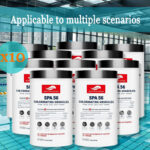 10 Pack Pool Shock 5LB - Fast-Dissolving Chlorine Powder for Quick Clean & Crystal Clear Water, Algae Control (50LB Total )