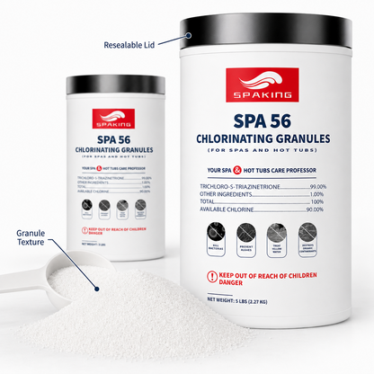 Pool Shock Chlorine Powder Value Bundle - 1x3LB + 6x5LB (33LB Total) | Fast-Dissolving, Algae Control, Crystal Clear Pool Water