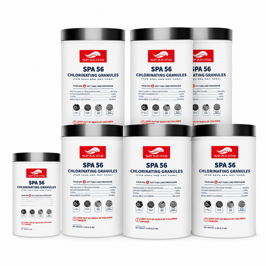 Pool Shock Chlorine Powder Value Bundle - 1x3LB + 6x5LB (33LB Total) | Fast-Dissolving, Algae Control, Crystal Clear Pool Water