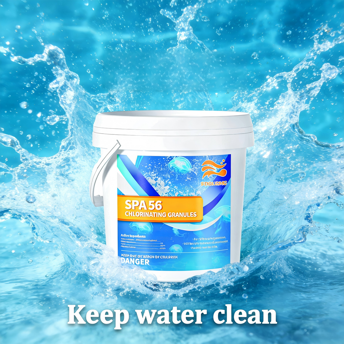 Versatile & Powerful: 5.5 LB Instant Chlorine Powder | Multi-Surface Water Sanitizer with Rapid, Long-Lasting Action for On-the-Go Use