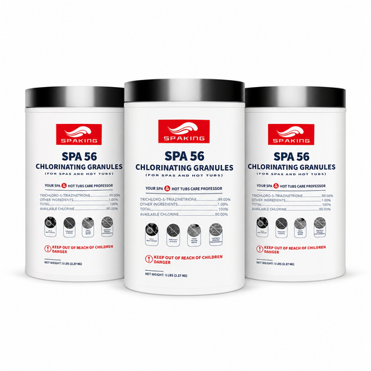 3-Pack Pool Shock Chlorine Powder (5 lbs Each, 15 lbs Total Value Bundle) | Fast-Dissolving | Algae Control | Quick Clean & Crystal Clear Water | Inground & Above Ground Pools