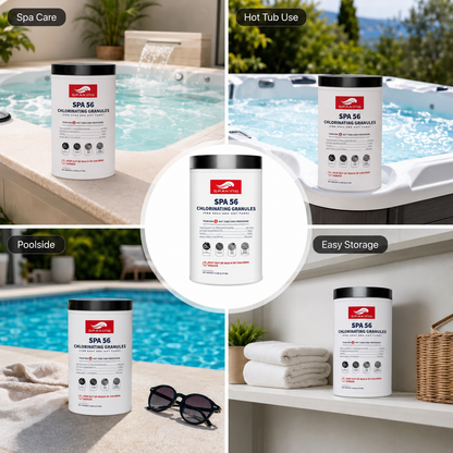5LB Instant Chlorine Granules - Multi-Purpose Water Sanitizer for Pools, Spas & Fishponds | Fast-Acting, Long-Lasting Disinfectant