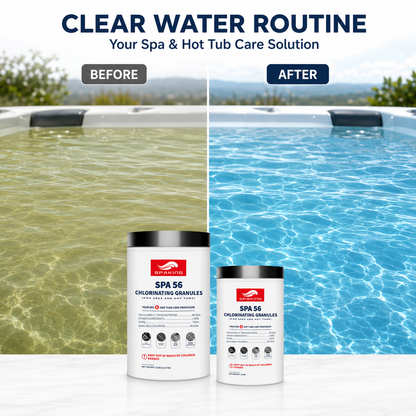 Fast-Dissolving Pool Shock Combo 23LB (1x3LB+4x5LB) | Algae Control & Clear Pool Water