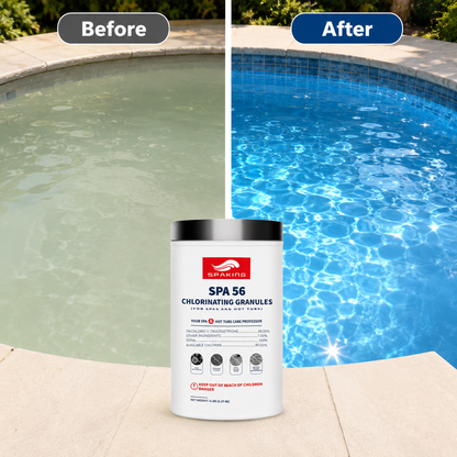 25LB Total Value: 5-Pack (5 lb Bags) of Fast-Acting Pool Chlorine Powder | Powerful Shock & Sanitizer Formula for Sparkling Clear Water in Inground & Above Ground Pools