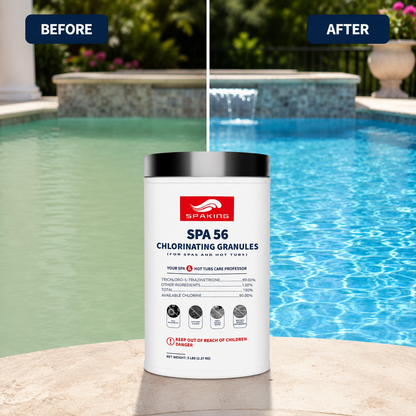 40lbs Total: 8-Pack of 5lb Fast-Acting Chlorine Powder Shock | Ultimate Swimming Pool Sanitizer for Crystal Clear Water – Works in All Inground & Above Ground Pools