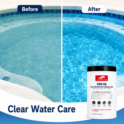 30LB Total Pool Shock Bulk Pack: 6x5lb Fast-Acting Chlorine Granules | Weekly Maintenance for Quick Clean, Algae-Free & Sparkling Clear Pool Water