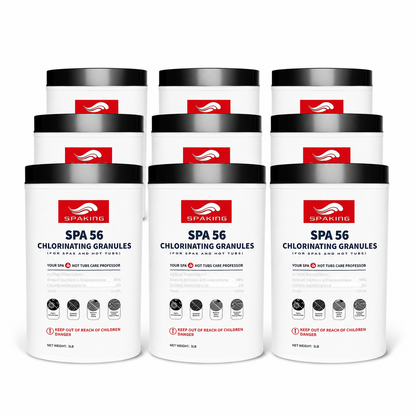 9-Pack Pool Chlorine Powder (3 lbs Per Bucket) | Fast-Acting Pool Shock Sanitizer | Keeps Water Crystal Clear | Summer Essentials & Pool Must-Haves | Inground & Above Ground Pools