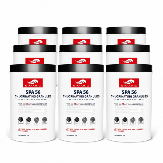 9-Pack Pool Chlorine Powder (3 lbs Per Bucket) | Fast-Acting Pool Shock Sanitizer | Keeps Water Crystal Clear | Summer Essentials & Pool Must-Haves | Inground & Above Ground Pools