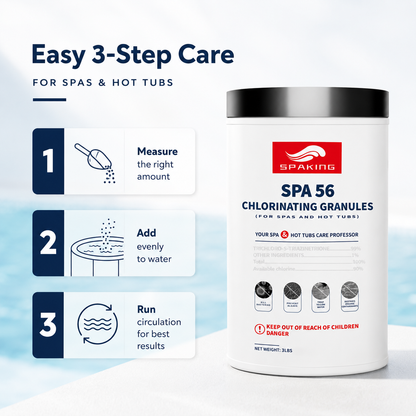 7-Pack 3lb Pool Chlorine Shock Powder | Fast-Acting Sanitizer for Inground & Above Ground Pools | Keep Water Crystal Clear | Summer Pool Essentials