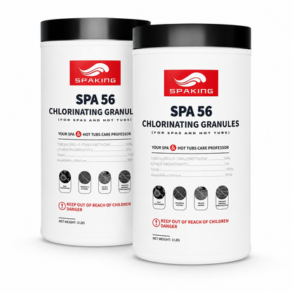 2-Pack 3LB Pool Shock Chlorine Powder (6LB Total Bulk) | Fast-Dissolving | Algae Control & Crystal Clear Pool Water