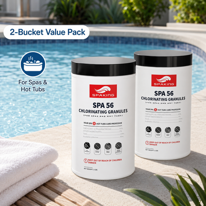 2-Pack 3LB Pool Shock Chlorine Powder (6LB Total Bulk) | Fast-Dissolving | Algae Control & Crystal Clear Pool Water