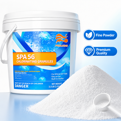 Bulk Pool Shock Chlorine Powder – 10 Pack x 3.5LB (35LB Total), Fast-Dissolving Sanitizer & Water Clarifier for Quick Clean, Algae Control in Pools & Spas