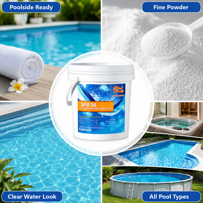 9-Pack Pool Chlorine Powder (3.5 lbs Per Bag) | Fast-Acting Shock Sanitizer | Keep Pool Water Crystal Clear | Inground & Above Ground Pools