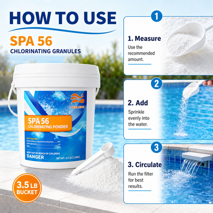 11-Pack Pool Chlorine Powder (3.5 lbs Per Bag) | Fast-Acting Shock Treatment & Sanitizer | Crystal Clear Pool Water | Inground & Above Ground Pools