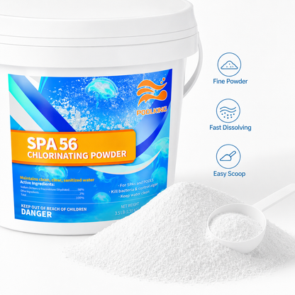 2-Bucket Instant Chlorine Pellets Value Pack (3.5 lbs Per Bucket, 7 lbs Total) | EPA-Registered | Fast-Acting Pool Sanitizer | Hassle-Free Cleaning | Inground & Above Ground Pools