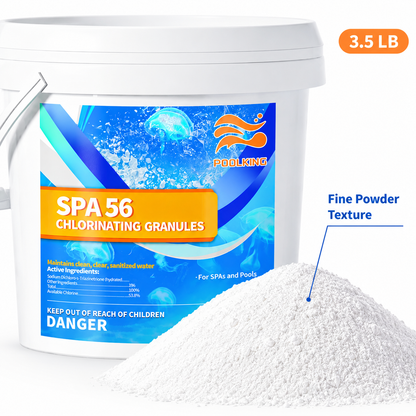 Quick Water Rescue: 3.5 LB Instant Chlorine Powder | Rapid Sanitizer for Emergency Disinfection of Pools, Spas, and Ornamental Ponds