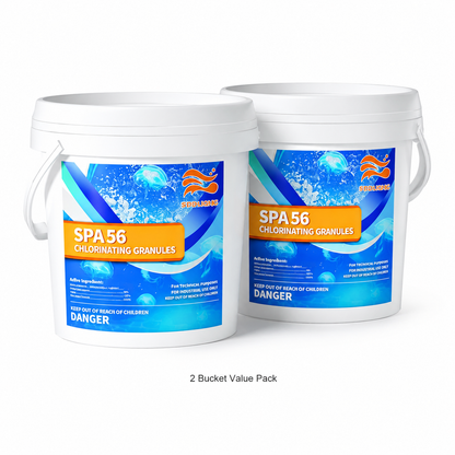 11LB Total Quick-Clean Bundle: 2-Pack Fast-Acting Chlorine Powder (5.5 lb) | Shock, Sanitize & Clarify for Sparkling Water in Inground & Above Ground Pools