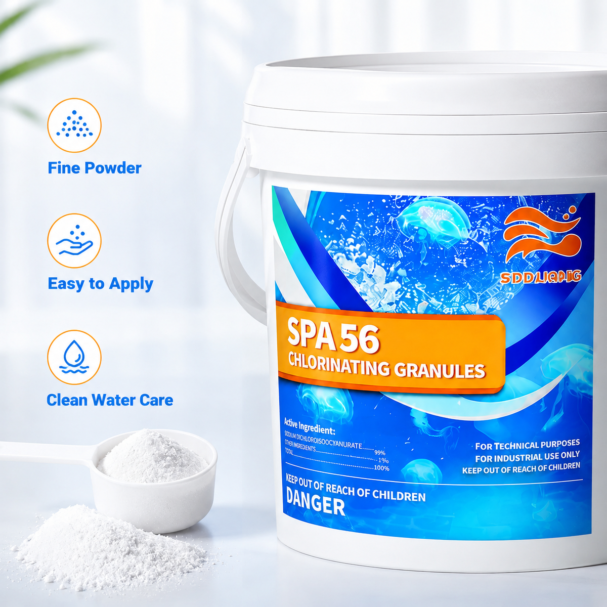 11LB Total Quick-Clean Bundle: 2-Pack Fast-Acting Chlorine Powder (5.5 lb) | Shock, Sanitize & Clarify for Sparkling Water in Inground & Above Ground Pools