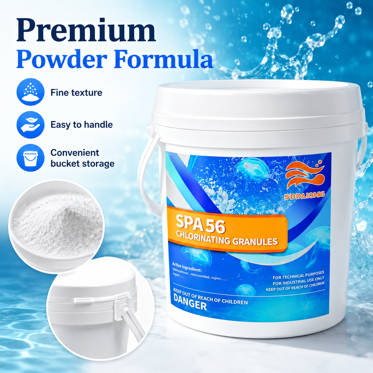 11LB Total Quick-Clean Bundle: 2-Pack Fast-Acting Chlorine Powder (5.5 lb) | Shock, Sanitize & Clarify for Sparkling Water in Inground & Above Ground Pools
