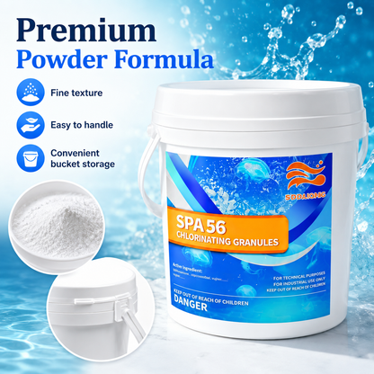 11LB Total Quick-Clean Bundle: 2-Pack Fast-Acting Chlorine Powder (5.5 lb) | Shock, Sanitize & Clarify for Sparkling Water in Inground & Above Ground Pools