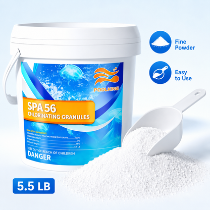 Quick Water Rescue: 4-Pack Fast-Acting Chlorine Powder (5.5 lb Bags) | Shock Treatment to Rapidly Clear Cloudy Water & Restore Sanitation in Any Pool