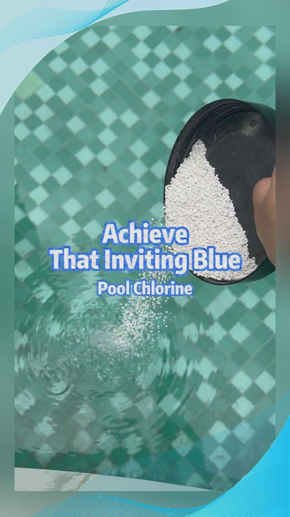 14-Pack Pool Chlorine Powder (3.5 lbs Per Bag) | Fast-Acting Shock Treatment & Sanitizer | Crystal Clear Water | Ideal for Inground & Above Ground Pools