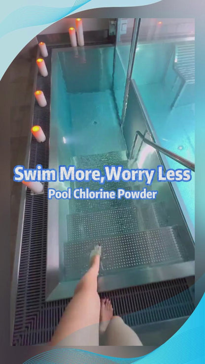 18LB Pool Shock Chlorine Powder Value Pack - 1x3LB+3x5LB | Fast-Dissolving for Instant Pool Clean & Algae Removal