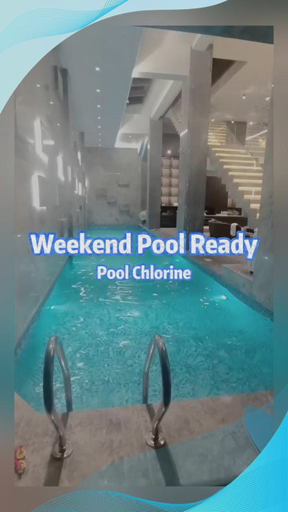 6-Pack Pool Chlorine Powder (3.5 lbs Per Bag) | Fast-Acting Pool Shock Sanitizer | Keeps Pool Water Crystal Clear | Inground & Above Ground Pools