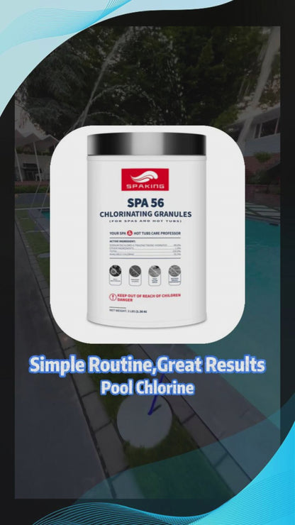 9-Pack Pool Chlorine Powder (3 lbs Per Bucket) | Fast-Acting Pool Shock Sanitizer | Keeps Water Crystal Clear | Summer Essentials & Pool Must-Haves | Inground & Above Ground Pools