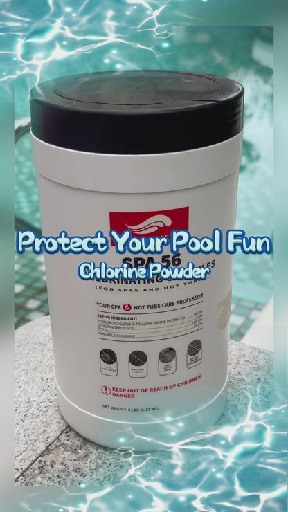 3-Pack Pool Shock Chlorine Powder (5 lbs Each, 15 lbs Total Value Bundle) | Fast-Dissolving | Algae Control | Quick Clean & Crystal Clear Water | Inground & Above Ground Pools