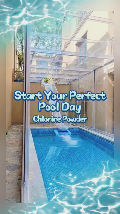 Quick Water Rescue: 4-Pack Fast-Acting Chlorine Powder (5.5 lb Bags) | Shock Treatment to Rapidly Clear Cloudy Water & Restore Sanitation in Any Pool