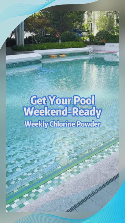 Pool Shock Chlorine Powder Bulk Combo - 1x3LB + 7x5LB (38LB Total) | Fast-Dissolving, Algae Control, Crystal Clear Swimming Pool Water