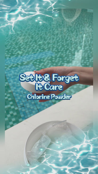 5-lb 3-Inch Stabilized Chlorine Tablets (1 Pack) | Slow-Dissolving Long-Lasting Algae Control | Pool Maintenance | Crystal Clear Water | Inground & Above Ground Pools
